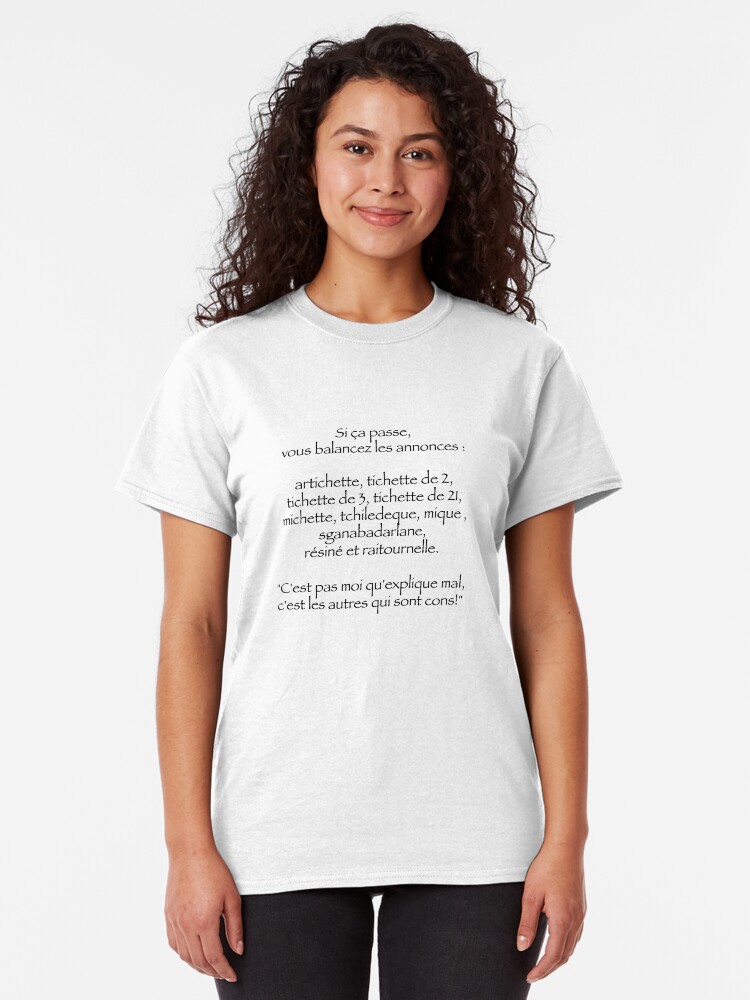 T-shirt classique ''Raitournelle' : autre vue
