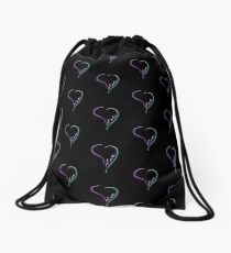 My Open Heart filled with Love Drawstring Bag