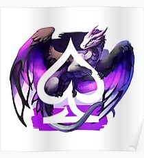 Asexueller Stolz-Drache Poster
