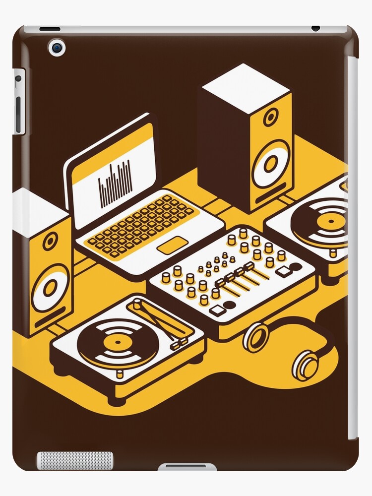 Dj Producer Desk Graph Ipad Case Skin By Shinobishirt Redbubble