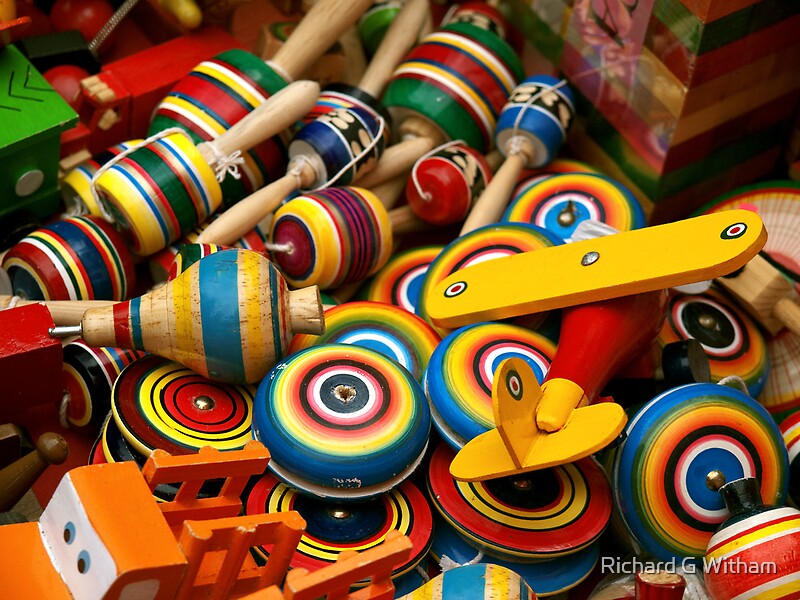 "Mexican Wooden Toys" by Richard G Witham Redbubble
