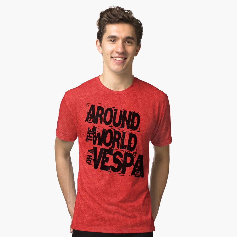 RTW on Vespa Tri-blend T-Shirt
