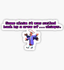Monkey Island Sticker