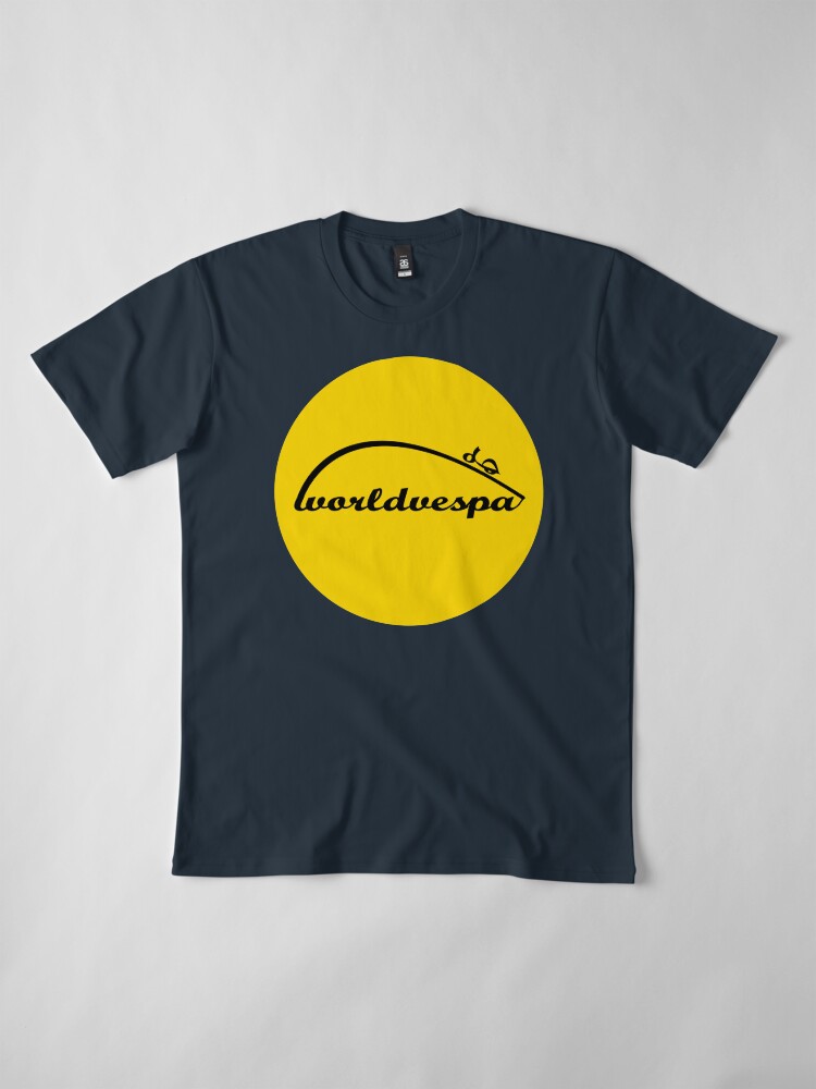 Alternate view of Worldvespa Logo Premium T-Shirt