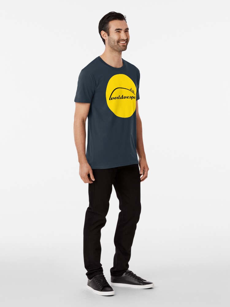 Alternate view of Worldvespa Logo Premium T-Shirt