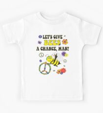 Let's Give Bees A Chance, Man Kids Tee