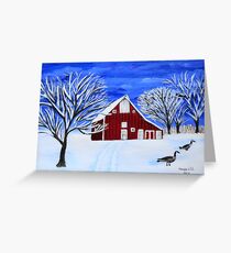 Calm Winter Greeting Card