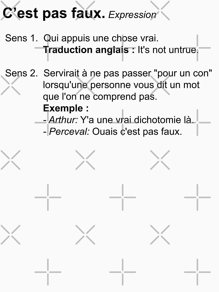 « C'est pas Faux Définition » par Timena