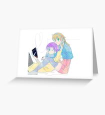Crona und Maka Casual Grußkarte