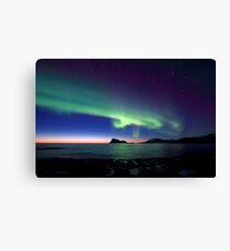 Aurora Borealis over Haja island -II Canvas Print