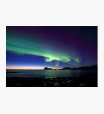 Aurora Borealis over Haja island -II Photographic Print