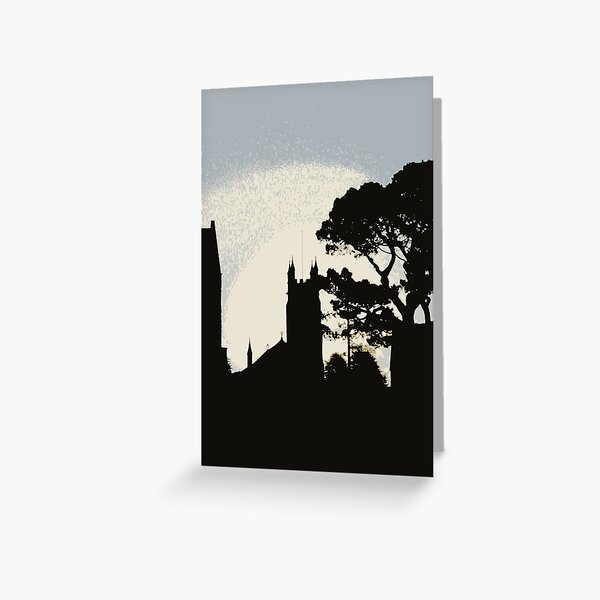 Church at sunrise Greeting Card