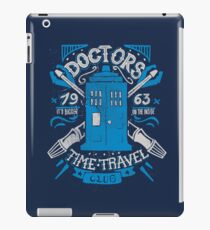 Doctors time travel club iPad Case/Skin