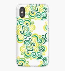 Swirly Emblem Pattern iPhone Case