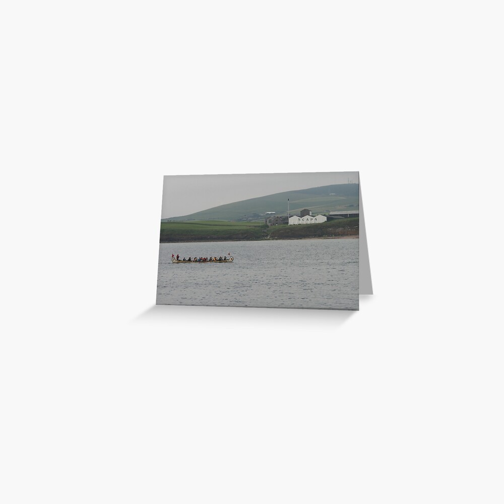 Safely at Scapa Greeting Card