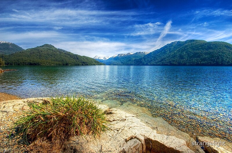 View Of Nahuel Huapi Lake Bariloche Argentina Stock Photo Alamy