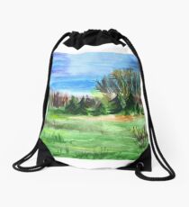 Landscape Drawstring Bag