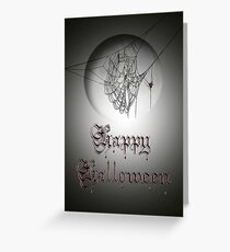 Black Web Greeting Card