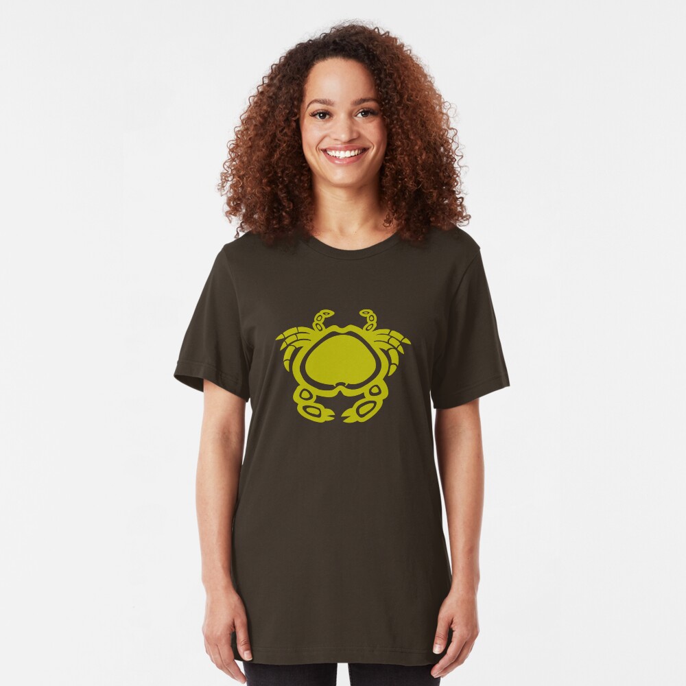 Indiginous Aboriginal Crab Slim Fit T-Shirt
