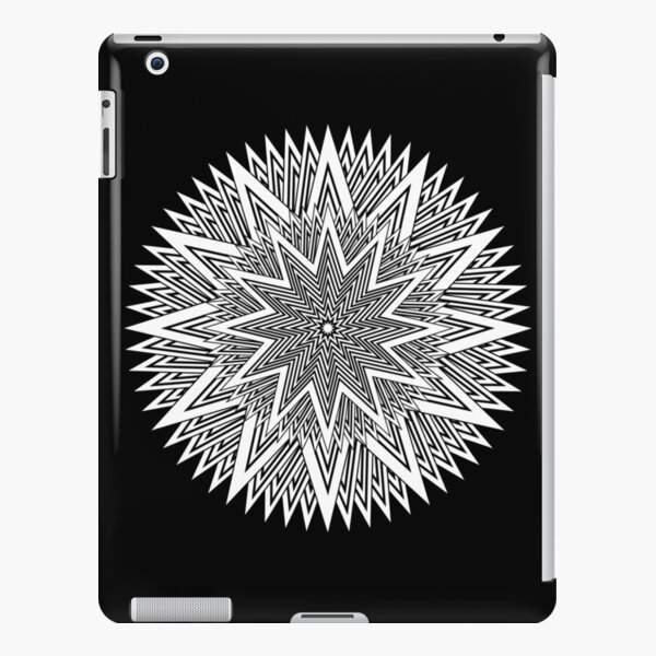 Monochrome Mandala iPad Snap Case