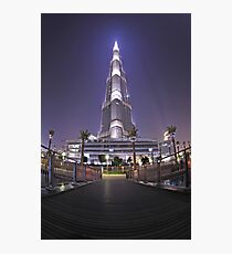 Burj Khalifa Fisheye Photographic Print