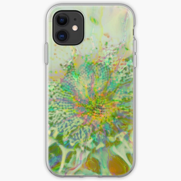 Floral abstraction iPhone Soft Case