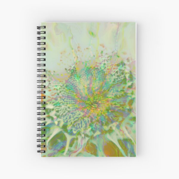 Floral abstraction Spiral Notebook
