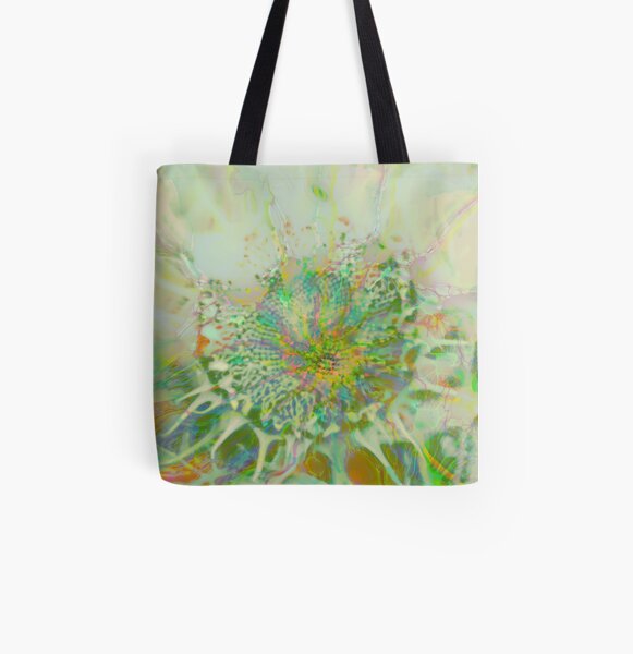 Floral abstraction All Over Print Tote Bag