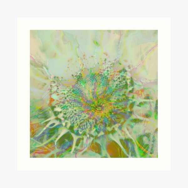 Floral abstraction Art Print