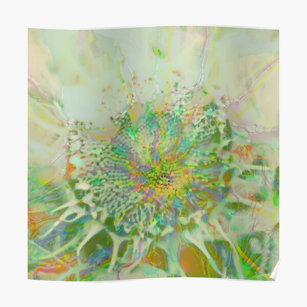 Floral abstraction Poster