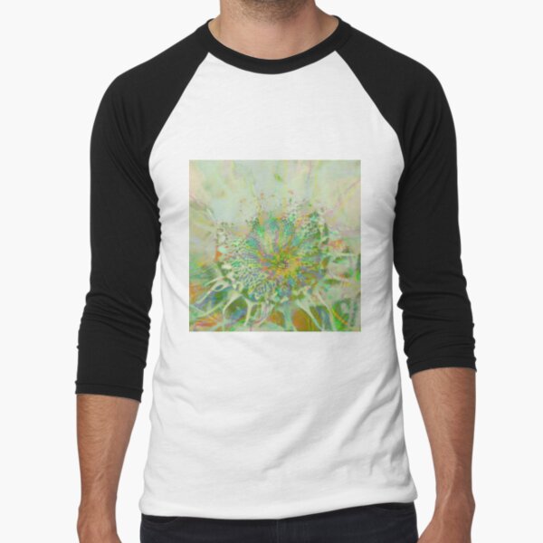 Floral abstraction Baseball ¾ Sleeve T-Shirt