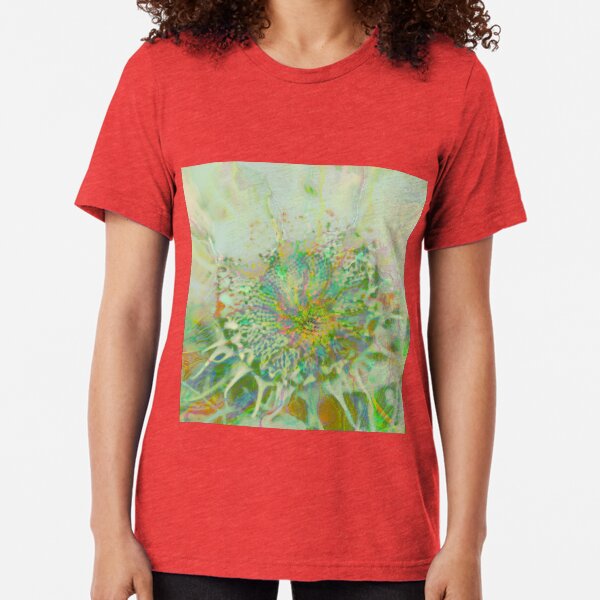 Floral abstraction Tri-blend T-Shirt