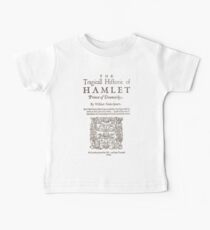 Shakespeare, Hamlet 1603 Baby Tee
