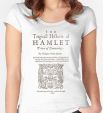 Shakespeare, Hamlet 1603 Women's Fitted Scoop T-Shirt