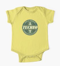 Vintage Techno Music One Piece - Short Sleeve