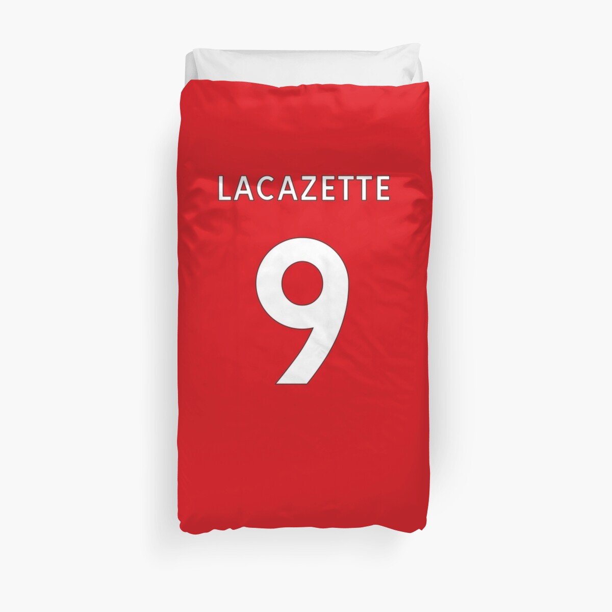 Alexandre Lacazette Arsenal Name And Number Duvet Cover By