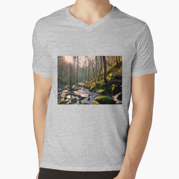Woodland Stream V-Neck T-Shirt