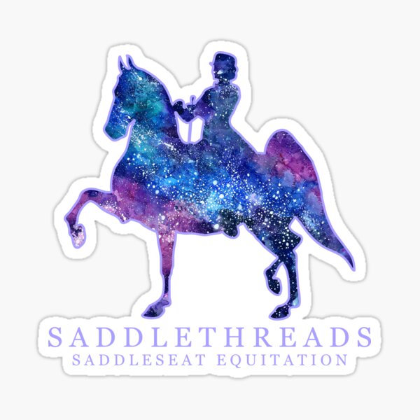 Saddleseat Equitation - Galaxy Sticker