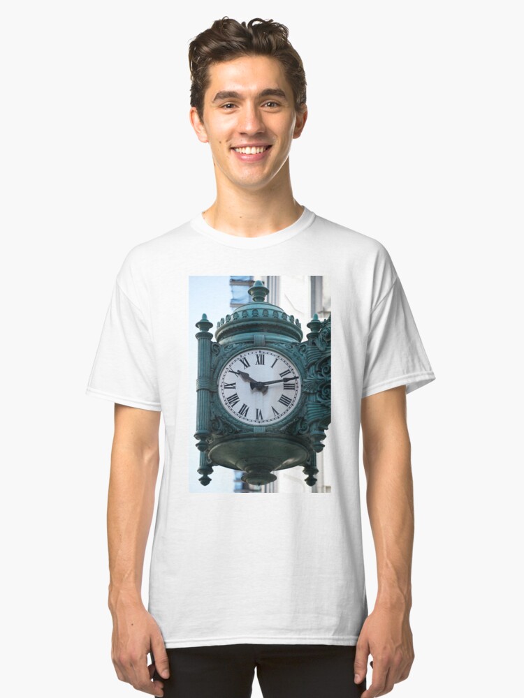 Alternate view of Marshall fields clock Classic T-Shirt