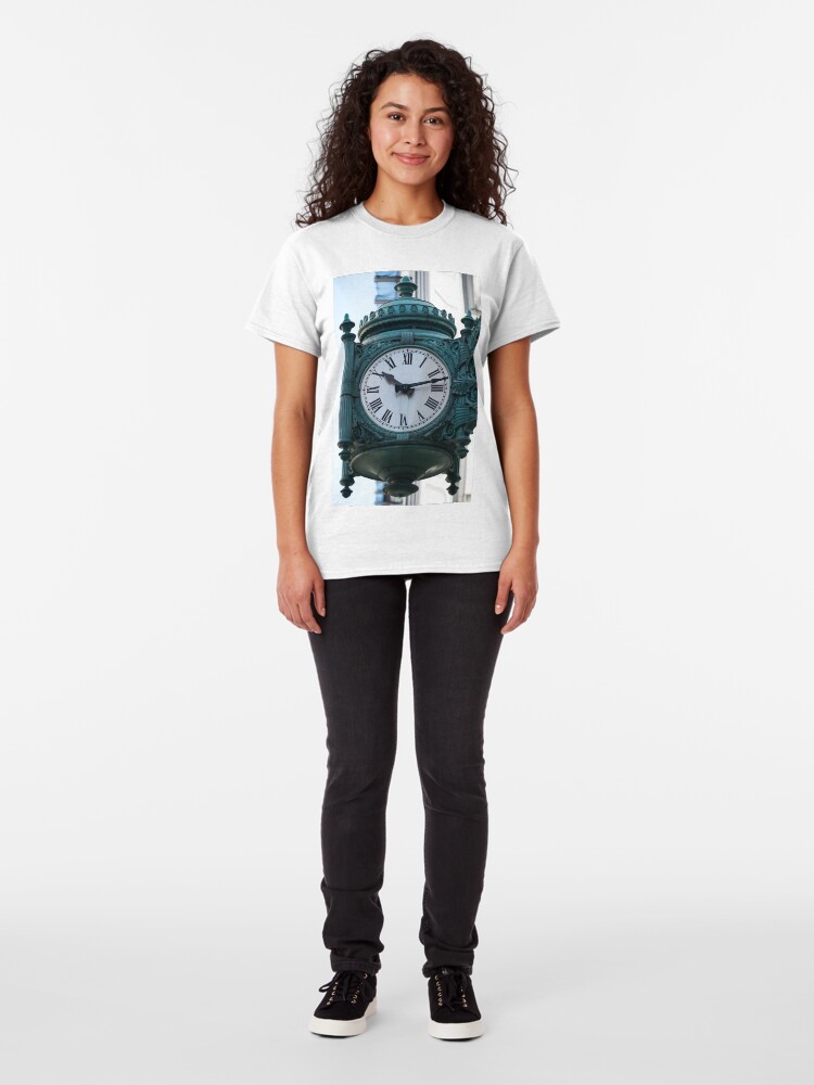 Alternate view of Marshall fields clock Classic T-Shirt