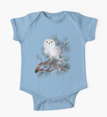 Snowy Short Sleeve Baby One-Piece