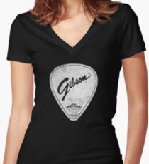 Legendary Guitar Pick Mashup Version 01 Women's Fitted V-Neck T-Shirt