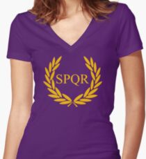 Camp Jupiter Women's Fitted V-Neck T-Shirt