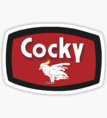 Cocky - Bones Sticker