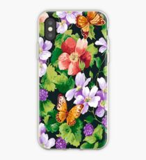 Flowers Butterflies iPhone 4 & 4s Case iPhone Case