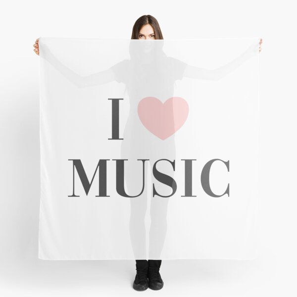 I love music Scarf