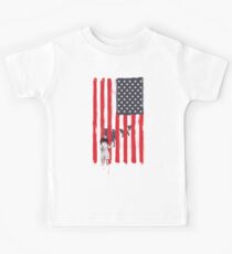 Little girl and wolves Kids Tee