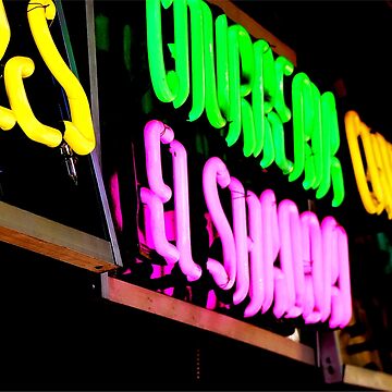 Artwork thumbnail, Food stands signs at the country fair. Ciudad Colon, Costa Rica by Alex-Strange