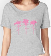 Pink Lilies Women's Relaxed Fit T-Shirt