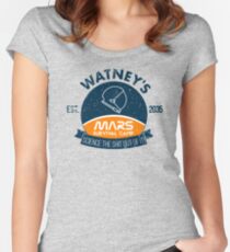 Watney's martian survival camp Women's Fitted Scoop T-Shirt